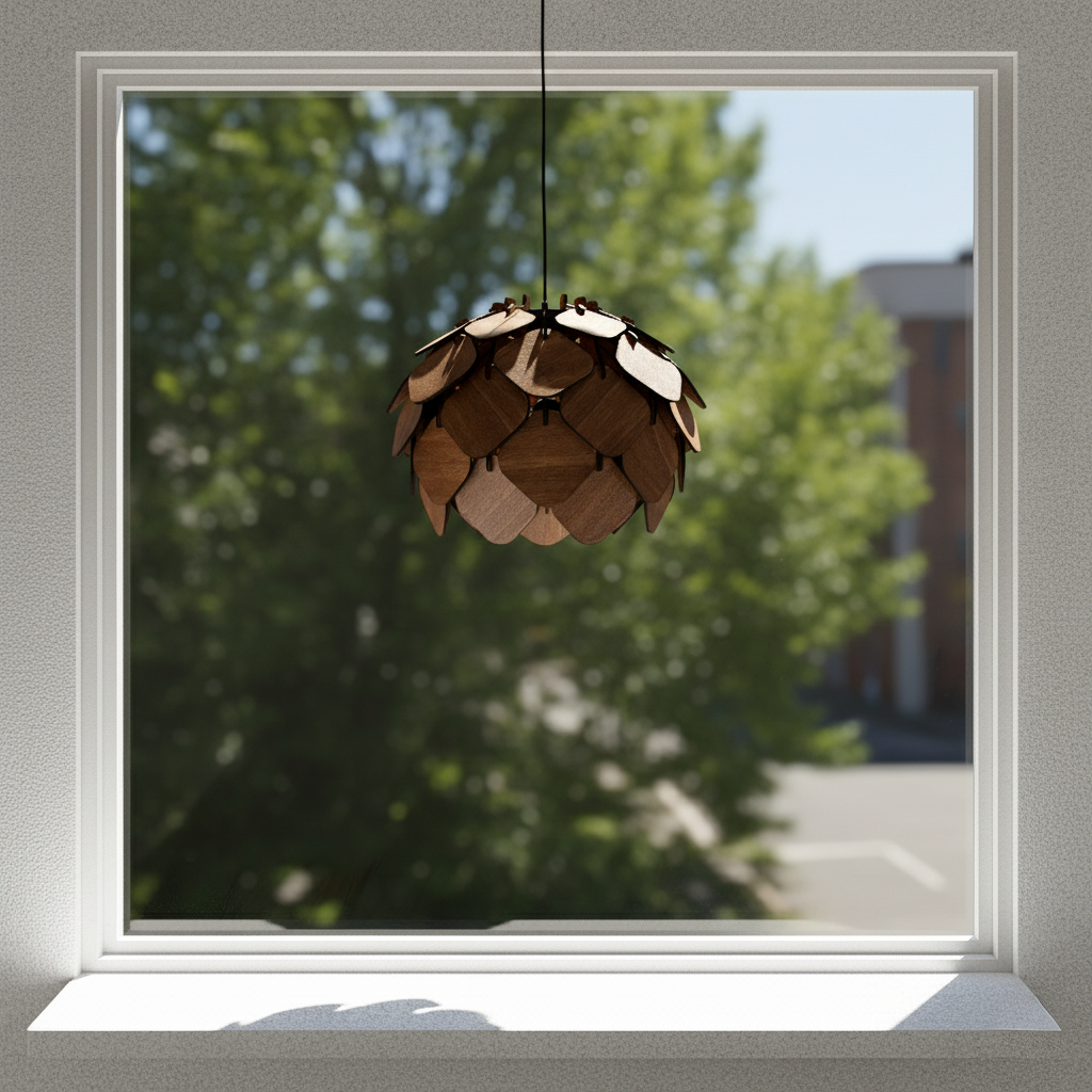 Grankotten fönsterlampa