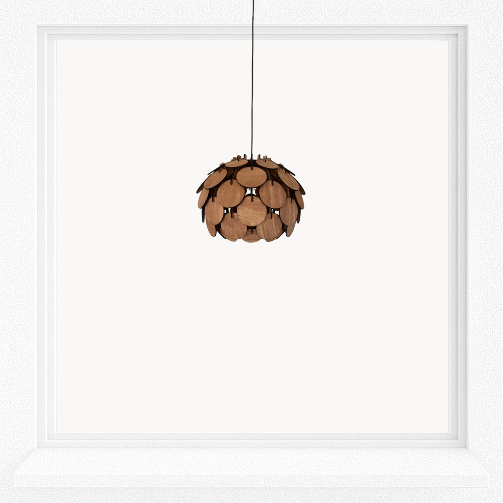 Iskotten fönsterlampa