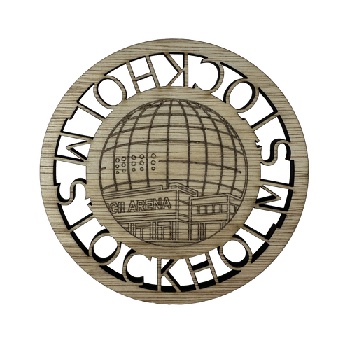Glasunderlägg Stockholm (4st)