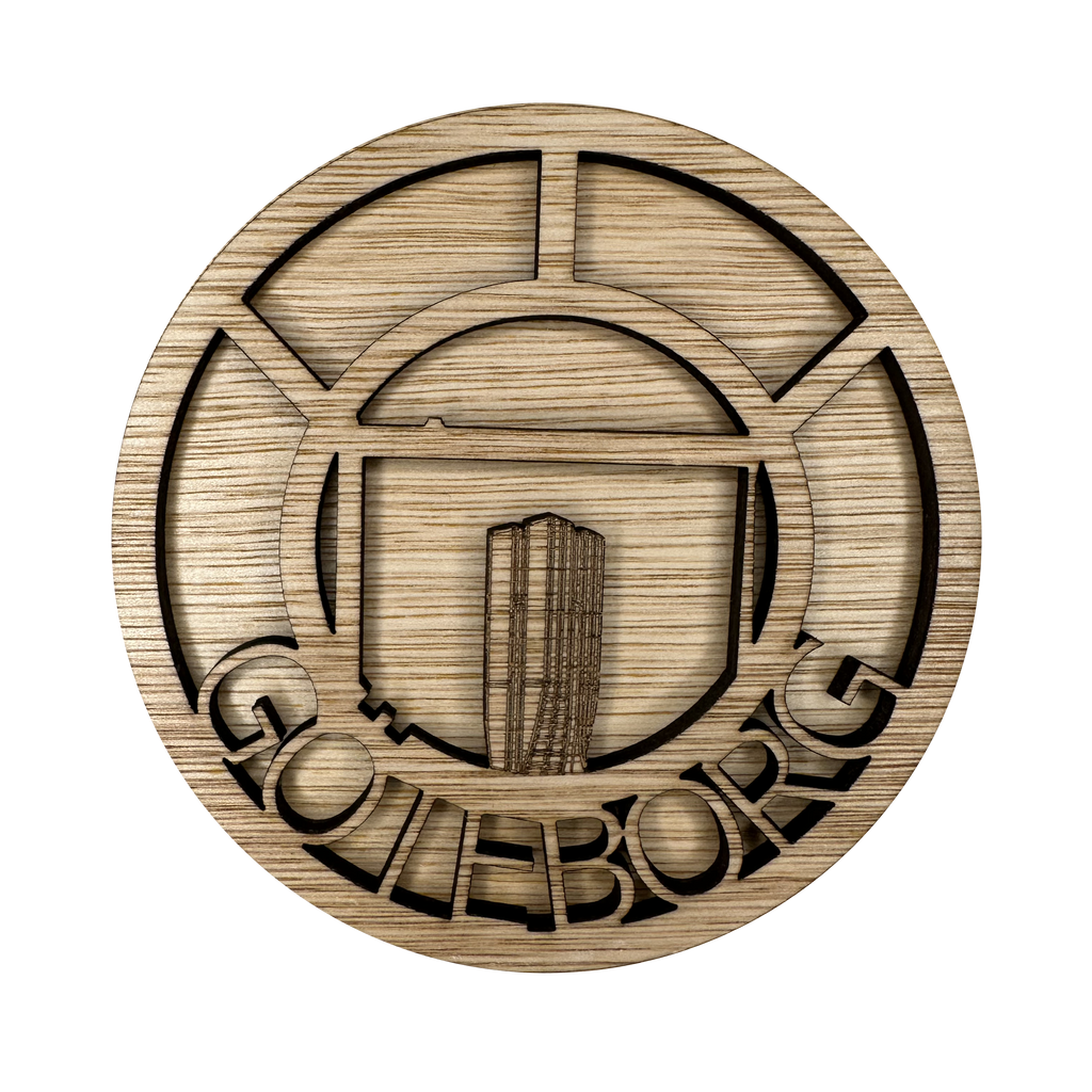 Glasunderlägg Göteborg (4st)