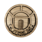 Glasunderlägg Göteborg (4st)