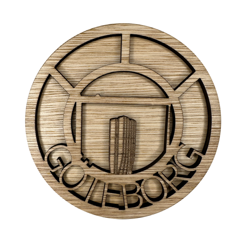 Glasunderlägg Göteborg (4st)