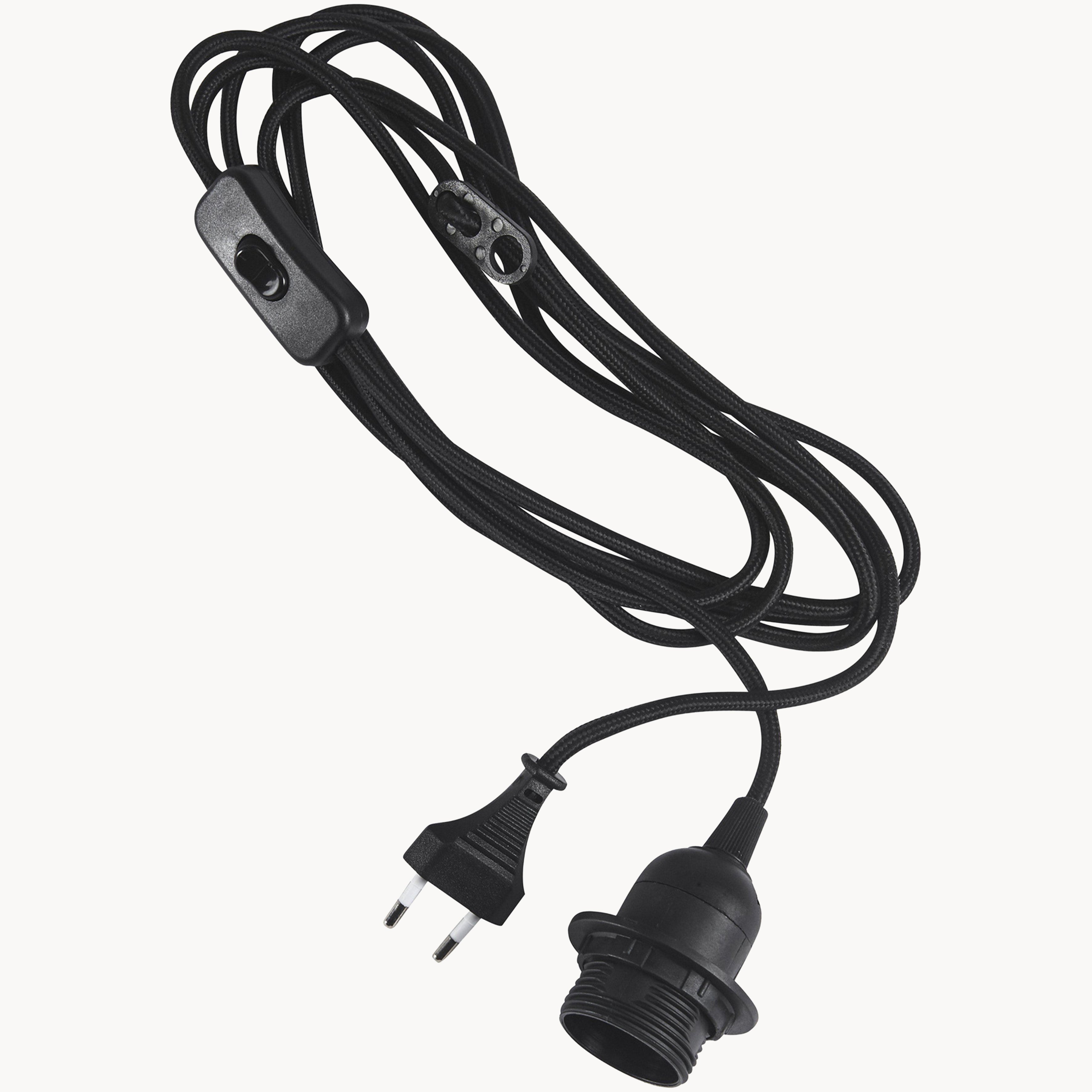 Sladdställ textil 3,5m E27 Pr home